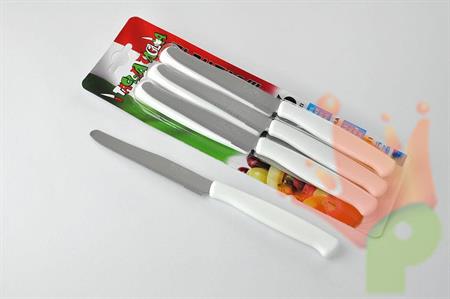 COLTELLO TAVOLA MM1 CM 11 BIANCO 6PZ