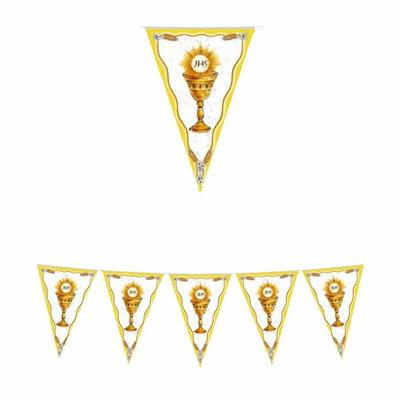 Festone Pvc Prima Comunione Gold 6mt