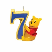 CANDELINA NUMERO 7 WINNIE THE POOH