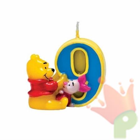 CANDELINA NUMERO 9 WINNIE THE POOH