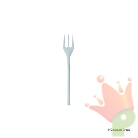 MINI FORCHETTA BIANCO 100MM 50PZ