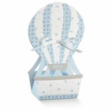 SCATOLINE MONGOLFIERA 60X40X145 BLOOM AZZURRO 10PZ