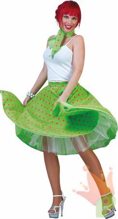 COSTUME GONNA ROCK'N ROLL VERDE TG. UNICA 508046E A14