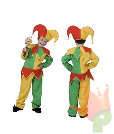 COSTUME GIULLARE TG. 116 ANNI 5-6