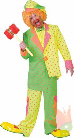 COSTUME CLOWN PAGLIACCIO ADULTO TAGLIA 52 54 606075