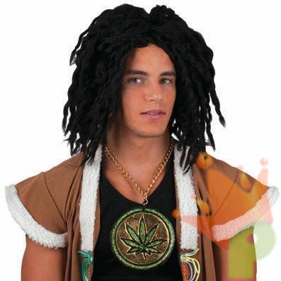 Parrucca Rasta Man Nero Uomo