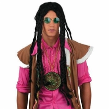 Parrucca Nera Rasta Lunga Dreadlooks