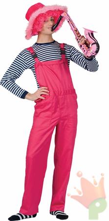 COSTUME SALOPETTE ROSA TG. L COD 603032I