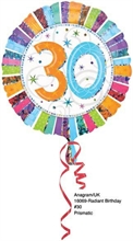 PALLONCINO MYLAR 18INCH BIRTHDAY 30 PRIS