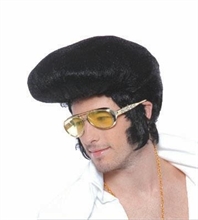 Parrucca Elvis Uomo Nera