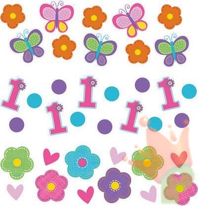 CORIANDOLI 1°COMPLEANNO SWEET BIRTHDAY GIRL 34GR