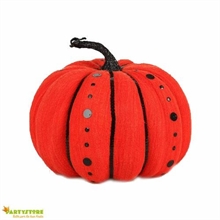 ZUCCA HALLOWEEN CON PAILLETTES NERI 23 CM HORROR PARTY