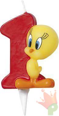 CANDELINA NUMERO 1 TWEETY