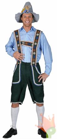COSTUME PANTALONCINI TIROLESE UOMO ADULTO TAGLIA 52 54