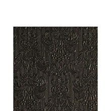 TOVAGLIOLI 25X25 ELEGANCE BLACK 15pz
