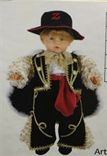 COSTUME PICCOLO CAVALIERE MASCHERATO TG 18 MESI