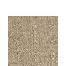 TOVAGLIOLI 25X25 ELEGANCE TAUPE 15PZ