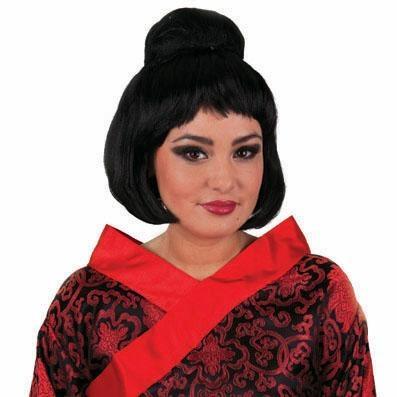 Parrucca Geisha Nera