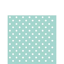 TOVAGLIOLI 25X25 DOTS AQUA 20PZ