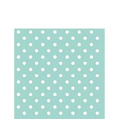 TOVAGLIOLI 25X25 DOTS AQUA 20PZ