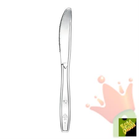 COLTELLI PESANTI 190MM TRASPARENTI 50PZ