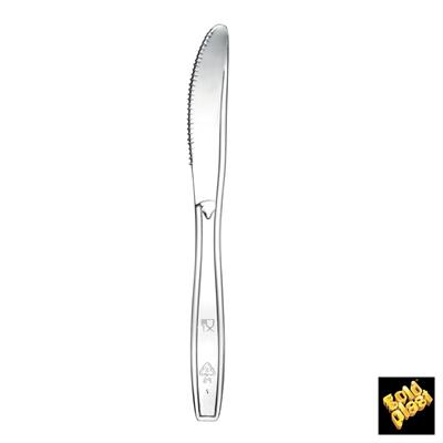 COLTELLI PESANTI 190MM TRASPARENTI 50PZ