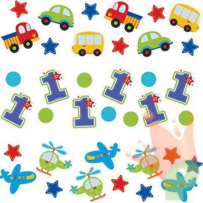 CORIANDOLI 1°COMPLEANNO ALL ABROAD BIRTHDAY 34GR