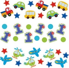 CORIANDOLI 1°COMPLEANNO ALL ABROAD BIRTHDAY 34GR