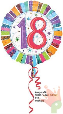 PALLONCINO MYLAR 18ICNH BIRTHDAY 18 ANNI