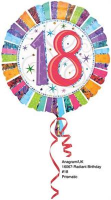 PALLONCINO MYLAR 18ICNH BIRTHDAY 18 ANNI