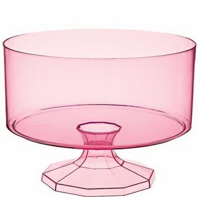 CONTENITORE CARAMELLE/CONFETTI ROSA 15X11CM