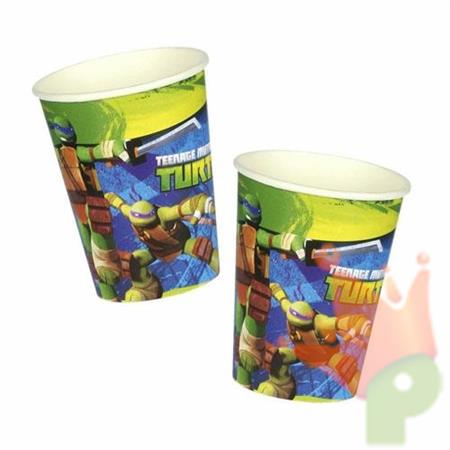 BICCHIERI 266ML TARTARUGHE NINJA 8PZ