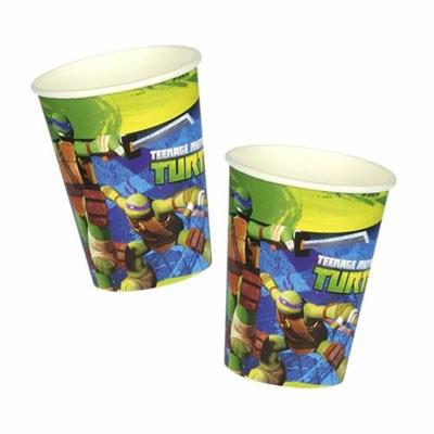 BICCHIERI 266ML TARTARUGHE NINJA 8PZ