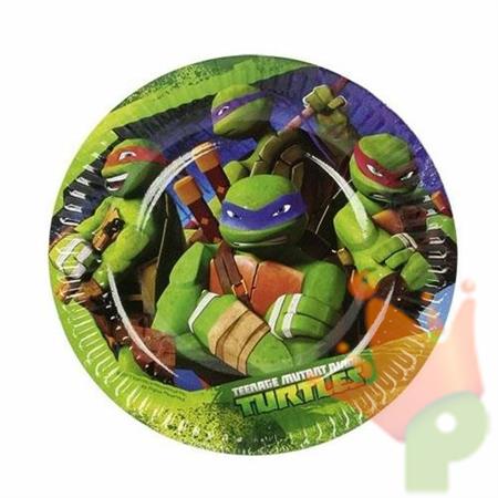 PIATTI 18CM TARTARUGHE NINJA 8PZ