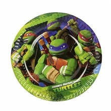 PIATTI 18CM TARTARUGHE NINJA 8PZ