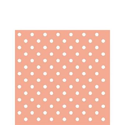 TOVAGLIOLI 25X25 DOTS PEACH 20PZ