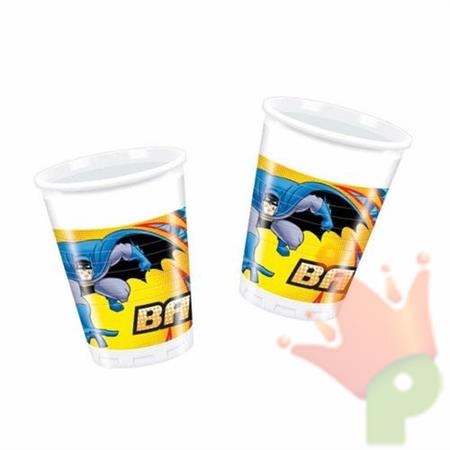 BICCHIERI 200 CC BATMAN 8 PZ
