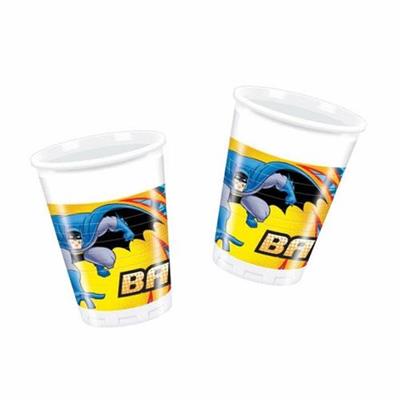 BICCHIERI 200 CC BATMAN 8 PZ