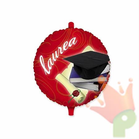 PALLONCINO MYLAR 18INCH 45CM LAUREA