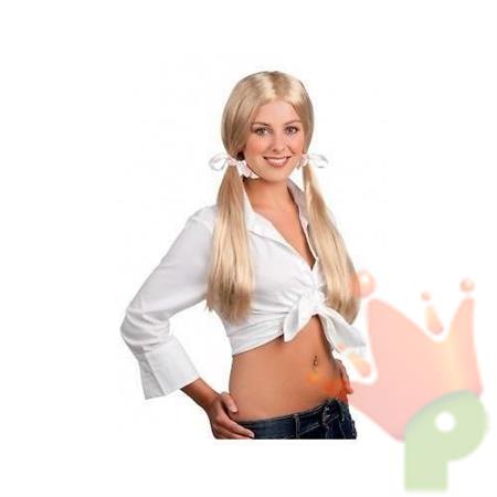 PARRUCCA LUNGA BIONDA SCHOOLGIRL