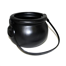 CALDERONE STREGA IN PLASTICA DIAMETRO 13 CM HALLOWEEN