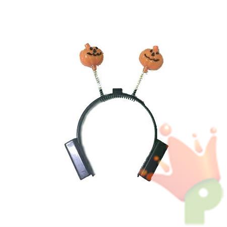 CERCHIETTO ZUCCHE LUMINOSE HALLOWEEN