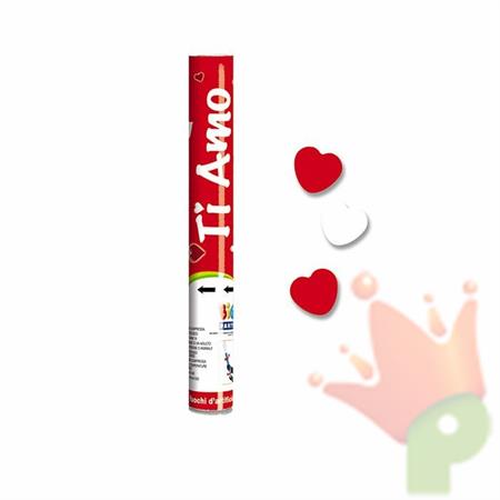 SPARA CORIANDOLI 30CM TI AMO