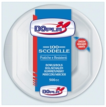 SCODELLE 500CC BIANCO 100PZ