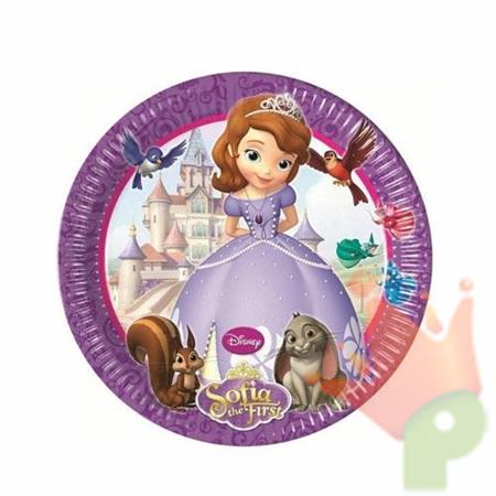 Piatto 23 cm Sofia The First 8 pz