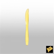COLTELLO PESANTE GIALLO LIMONE TRASPARENTE 50PZ