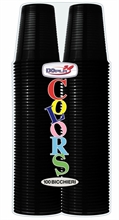 BICCHIERI 200CC NERO 100PZ