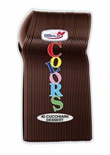 CUCCHIAINO DESSERT 12CM CIOCCOLATO 40PZ