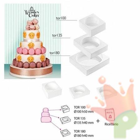 STAMPO TORTA KIT 3 PIANI KIT MY WONDER CAKE CLASSIC