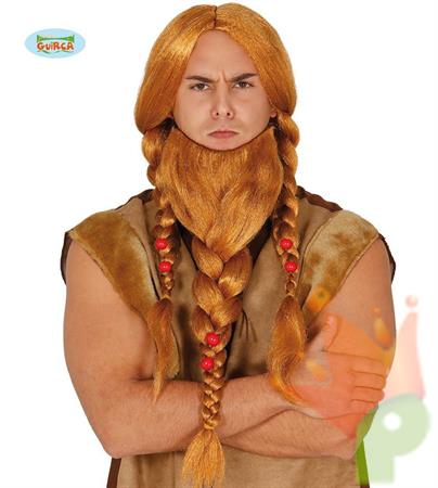 PARRUCCA VIKINGO TRECCIA E BARBA